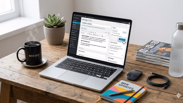 Website content updaten
